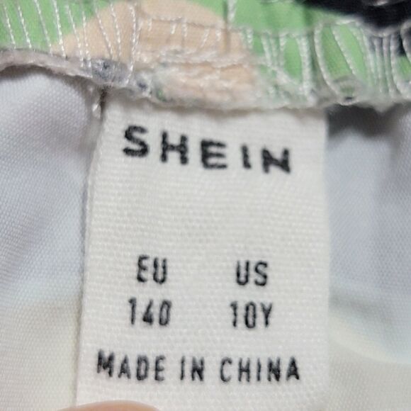 Shien Youth Brown Camo Mini Skirt w/ Belt - Size 10Y - Picture 4 of 5